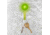 Nite Ize SeeKey LED FOB, Lime Plastic/White SKE17-03-02