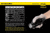 Nitecore CU6 UV and White Dual LED Flashlight, Black, 6952506401239