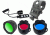Olight M20S Hunting Set 2 with M20S Warrior - Red Green Blue Filter Kit - WM20 Weapon Mount - and Three Key Remote Pressure Switch DIM, Black M20SHSHNTINGST2