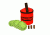 Powerflare PF-200 Softpack,  3 Safety Lights,Infrared LED,Red Bag,3 Batteries, Olive Drab Shell SP3R-I-OD