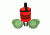 Powerflare PF-200 Softpack,  4 Safety Lights,Infrared LED,Red Bag,4 Batteries, Olive Drab Shell SP4R-I-OD