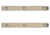 Q The Fix 1913 Picatinny Rail, 8.5in, 6 Mil, Clear Anodized, Black, ACC-FIX-TOPRAIL-8.5IN-6MIL