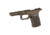 Sharps Bros. Aluminum Grip Module, Fits Ruger RXM, 7075 Aluminum Grip Frame, Cerakote Finish, Bronze, Black Aluminum Grip Panels, SBGM27