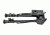 Sniper Compact Precision Bipod w/ Spring Loaded Legs, Black, Adjustable Height 8 - 12.5 in BP08