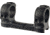 Spuhr Picatinny Aesthetic Mount w/Classic Rings, 0 MOA, Dia 30mm, H 30mm, Black, SCP-3001A