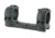 Spuhr Picatinny Hunting Mount w/Single Interface Ring, 0 MOA, Dia 30mm, H 1in, Black 7340150712075