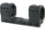 Spuhr Rifle Scope Mount, Rings- 36 mm Tilt- 6 MIL/20.6 MOA, Black, SP-6601