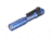 Streamlight MicroStream Ultra-Compact USB Rechargeable Personal Light, 250/50 Lumens w/ 5in USB Cord and Lanyard, Box, Blue, 66606