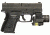 Streamlight TLR-4G Compact Tactical Light, CR2 Lithium Battery, Heckler &amp; Koch USP, Green, 160 Lumens, Black, 69247