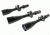 Sun Optics 4-16x50 Varmint Seeker 30mm Waterproof Rifle Scope, Fine Crosshair w/ Dot Reticle KS-AP41650