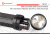 Sunwayman T45C Metallic Hollow-out Torch LED Flashlight with 980 Lumens SUNWAYMAN-T45C-XML2