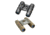Tasco Roof Prism Binoculars, 12x25, Black, Brown Camo