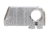 Texas Weapon Systems Gen-3 Dog Leg Scope Rail w/Hinge Base &amp; Quick Release, Saiga-12, Black, 35518