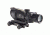 Trijicon ACOG 4x32 Dual Ill Rifle Scope w/Mount, Amber Horseshoe .223 Reticle