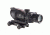 Trijicon ACOG 4x32 Dual Ill Rifle Scope w/Mount, Red Horseshoe .223 Reticle
