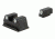 Trijicon Walter Bright And Tough Night Sight Set, PPS, PPX, PPS M2, Green Front &amp; Rear Lamps, 600730