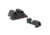 Trijicon DI Night Sight Set, Dual-Illuminated, U-Notch, Tritium Green Front Color/ Rear Color, Large Frame Glock Models, 601104