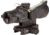 Trijicon Dual Illuminated Compact ACOG Scope, 3x24 mm, Green, .223/55gr. Horseshoe Dot Reticle, Matte Black, 400350
