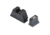 Trijicon For Glock Sup Night Sight w/ Wht Outline/Grn Lamps, White/Black, Suppressor Night Sight Set 196577