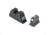 Trijicon For Glock Sup Night Sight w/ Wht Outline/Grn Lamps, White/Black, Suppressor Night Sight Set 196577