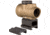 Trijicon OPMOD MRO 1x25mm Red Dot Sight, 2 MOA Red Dot Reticle, w/Trijicon MRO Low and 1/3 Co-Witness Mounts, Angled Glass, Coyote Brown, 2200093