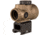 Trijicon OPMOD MRO 1x25mm Red Dot Sight, 2 MOA Red Dot Reticle, w/Trijicon MRO Lower 1/3 Co-Witness Mount AC32069, Angled Glass, Coyote Brown, 2200092