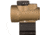Trijicon OPMOD MRO 1x25mm Red Dot Sight, 2 MOA Red Dot Reticle, w/Trijicon MRO Lower 1/3 Co-Witness Mount AC32069, Angled Glass, Coyote Brown, 2200092