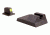 Trijicon Ruger SR9, 40, 40c, HD Night Sight Set - Yellow Front Outline RA114Y