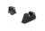 Trijicon Night Sight Suppressor Set, White Front/White Rear, Green front/Orange Rear Lamps, Black, 600650