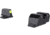 Trijicon HD XR Suppressor/Optic Height U-Notch Tritium Pistol Night Sight Set