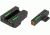 TruGlo Brite-Site TFX Pro Sight Set For FNH FNP-40/FNX-40/FNS-40, Including Compact Green Rear, Green With Orange Focus Lock Front Sight, TG-TG13FN2PC