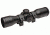 TruGlo Hunt-Tec Compact Rifle Scope 4x32mm Dual-Color Illuminated Duplex Reticle Weaver-Style Rings Included Matte Black