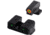 TruGlo Tritium Pro Handgun Night Sights for Springfield XD, XDM, excluding 5.25in Comp Series, XDE &amp; XDS w/ Orange Front Ring, TG-TG231X1C