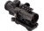TRYBE Optics 3x32mm Compact Prism Scope Red Dot Sight, 32mm Tube, Black, TRO3XPRISM-BL