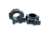 Kensight USTS Standard Width Steel Scope Rings, 0.940in Low Profile, Smooth, Black, 660-621