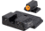 USED EDEMO Trijicon Heavy Duty Night Sight Set, S&amp;W M&amp;P Shield/Shield Plus/Shield 2.0, Green/Orange, 600722, EDEMO1, EDEMO1, Condition Fair, Scratches