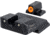 USED EDEMO Trijicon Heavy Duty Night Sight Set, S&amp;W M&amp;P Shield/Shield Plus/Shield 2.0, Green/Orange, 600722, EDEMO2, EDEMO1, Condition Fair, Scratches
