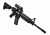 Vism Eco Mod2 4X Magnification 34mm Scope with Green Laser &amp; Red/White Led Navigation Light, Black VECO434QRBM2