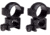 Vortex 1-inch Rifle Scope Rings, High, Picatinny/Weaver, Set of 2, Black, RING-H