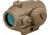 Vortex Crossfire 1x21mm Prismatic Red Dot Sight, 2 MOA, Tan, 2.5&quot;, 4.59oz, CF-RD2-T