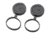 Vortex Tethered Objective Lens Covers, Set of 2 42 mm Diamondback, Black CAPD42