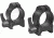 Warne Maxima Steel Rings, 1in, Weaver/Picatinny, QD, Low - Matte 200LM