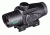 Weaver 3x30 Prism Scope Red Dot Reticle 8-Level Reticle Brightness Selector Fast Focus Diopter Adjustment Matte Black