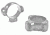Weaver Grand Slam Steel Standard Rings, 1in, Medium, Nickel - 49239