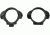 Weaver Steel Dovetail Rings, 1in, Low, Matte - 49201