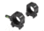 Wheeler Engineering Picatinny Rail Scope Rings, 1in, High, Black, 1099903