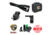 Wicked Hunting Lights A55iC LED Infrared Night Hunting Light Kit, Black, W2065
