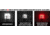 Wicked Hunting Lights A67iR 3-LED-In-1 Night Hunting Light Kit, 850nm Infrared, 940nm Infrared, Red, W2056