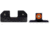 XS Sight Systems R3D Night Sights, Tritium, Orange, Sig Sauer, Black, SI-R015P-6N