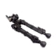 ACCU-TAC FD-4 Bipod, Picatinny, Flat Black, 5.5-8.25in, FDB-004